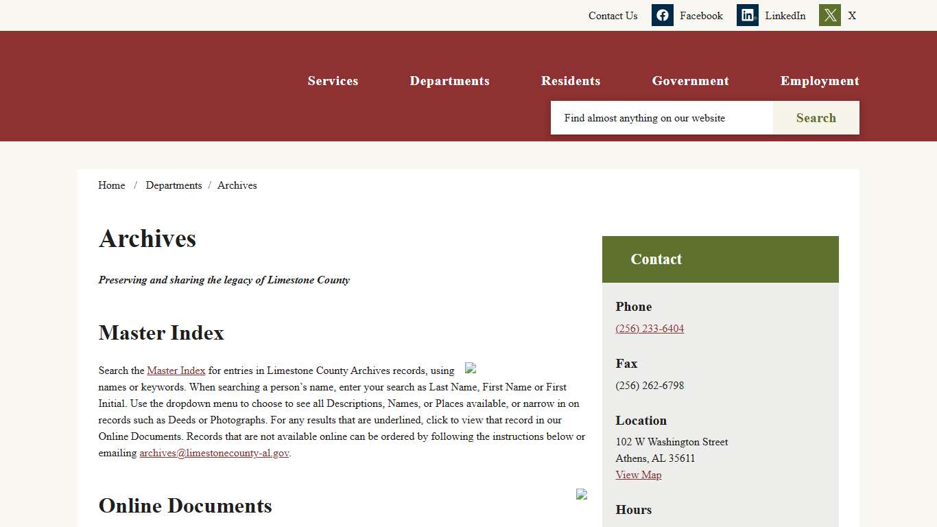 Archives - Limestone Co